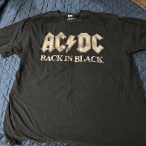 AC/DC Black Graphic T-Shirt